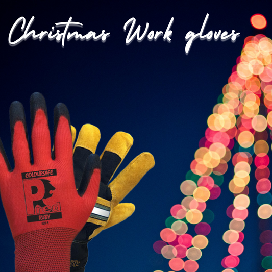Christmas Work Gloves
