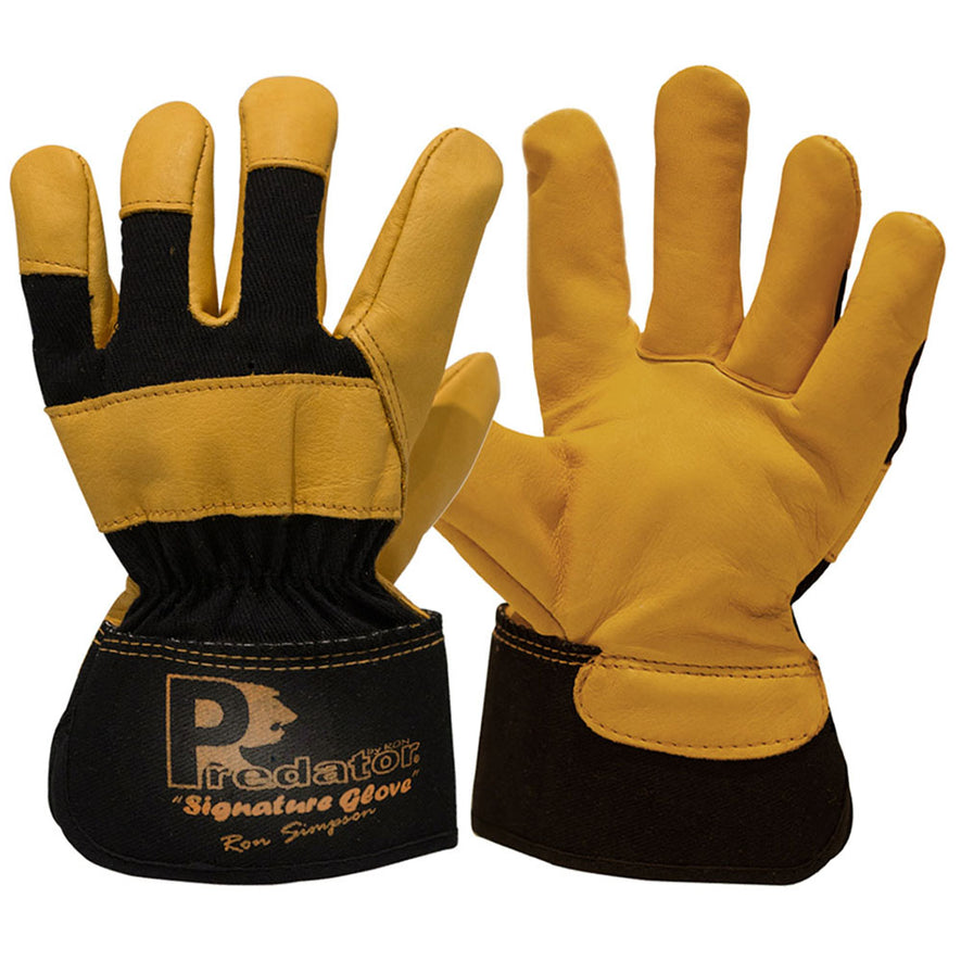 Predator Cow Hide Rigger Gloves by Ron
