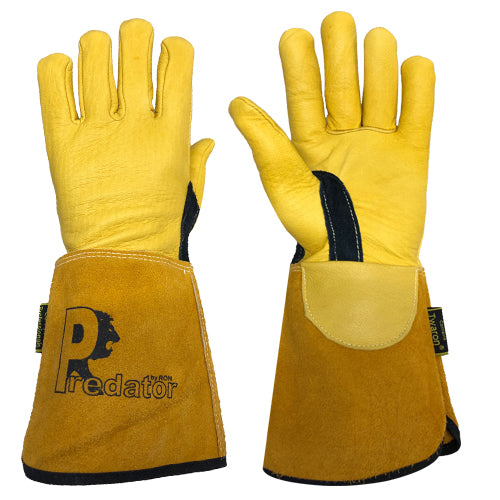 Predator Deerskin Tig Gauntlet Gloves by Ron