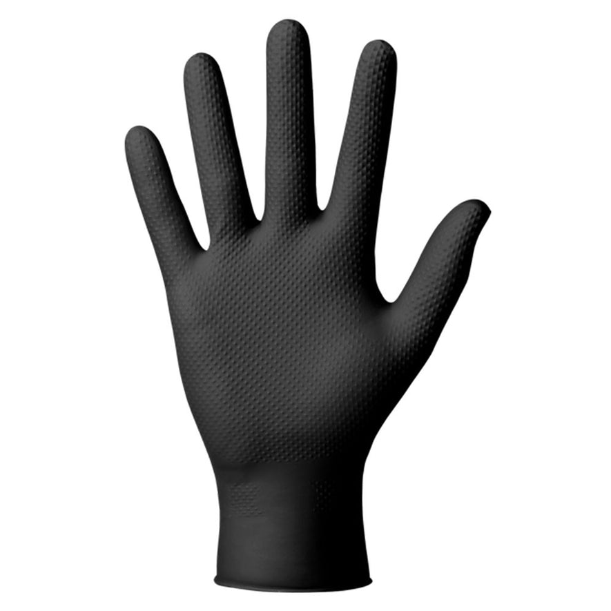 Mercator Ideall Grip Multi Use Black Nitrile Gloves