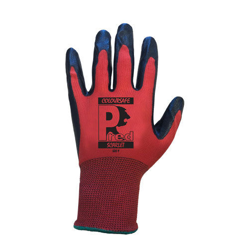 Predator Scarlet Nitrile Gloves by Ron