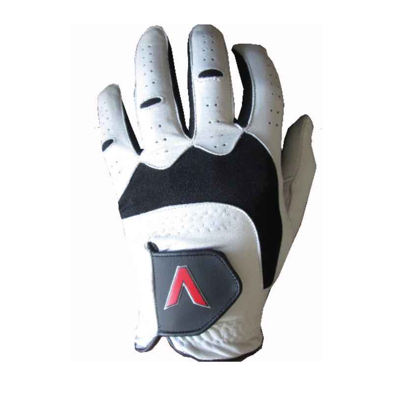 Logo Golf Gloves Full Cabretta Leather Gloves (3 pack)