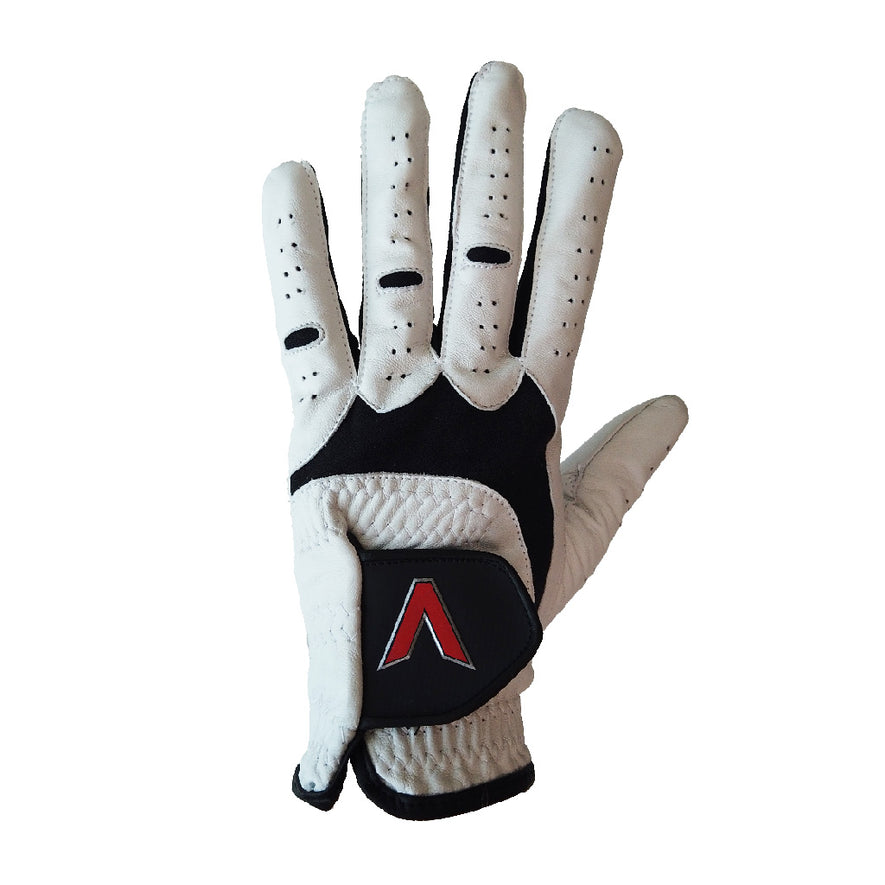 Logo Golf Gloves Full Cabretta Leather Gloves (3 pack)